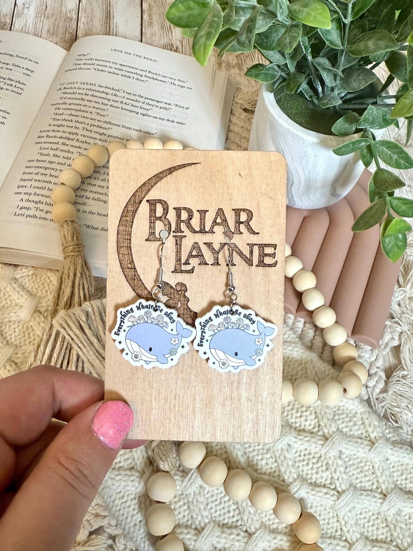 Everything Whale Be Ok Earrings