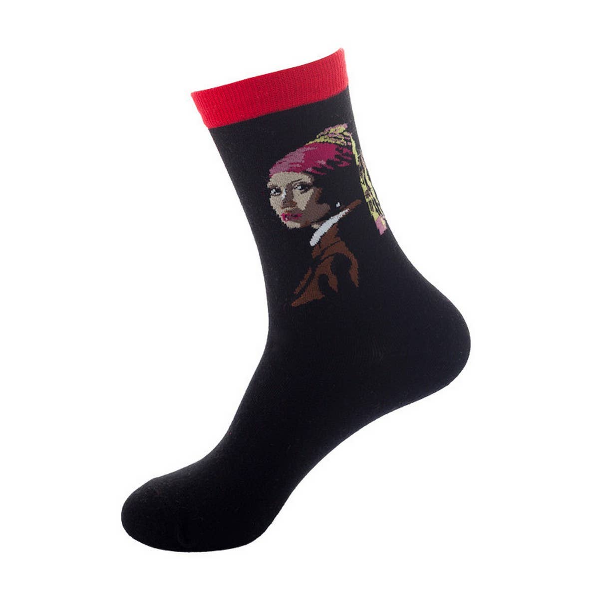 Oil painting socks