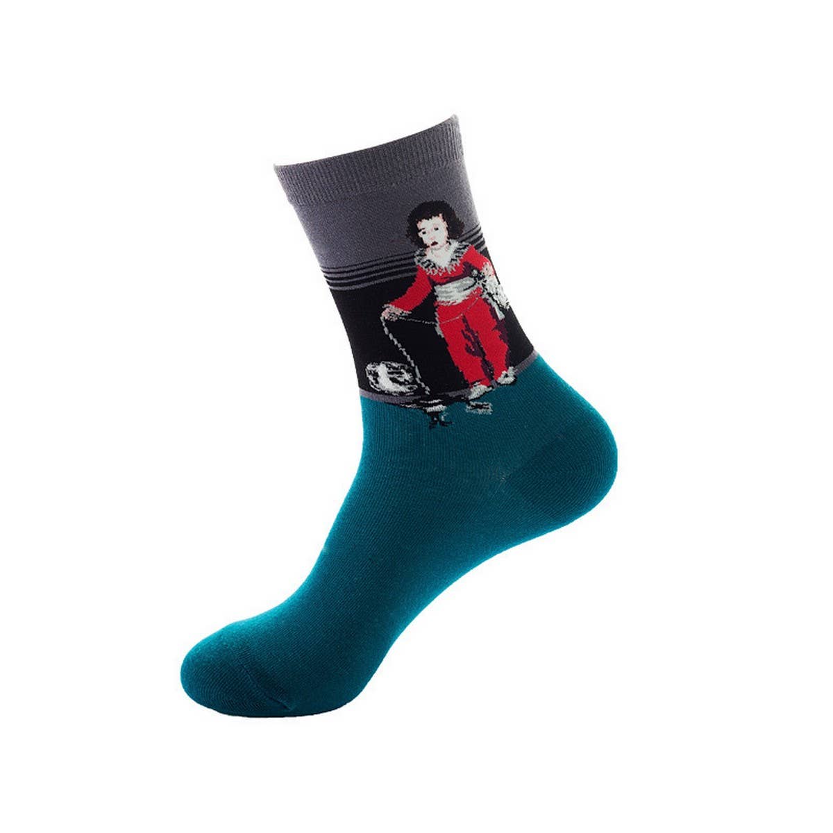 Oil painting socks