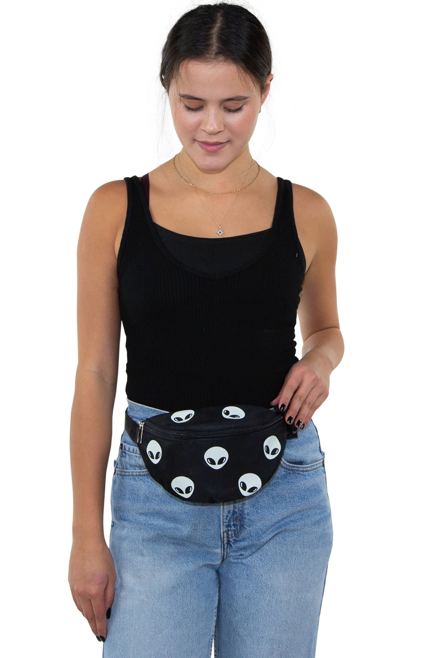 Glow in the Dark Alien Fanny Pack