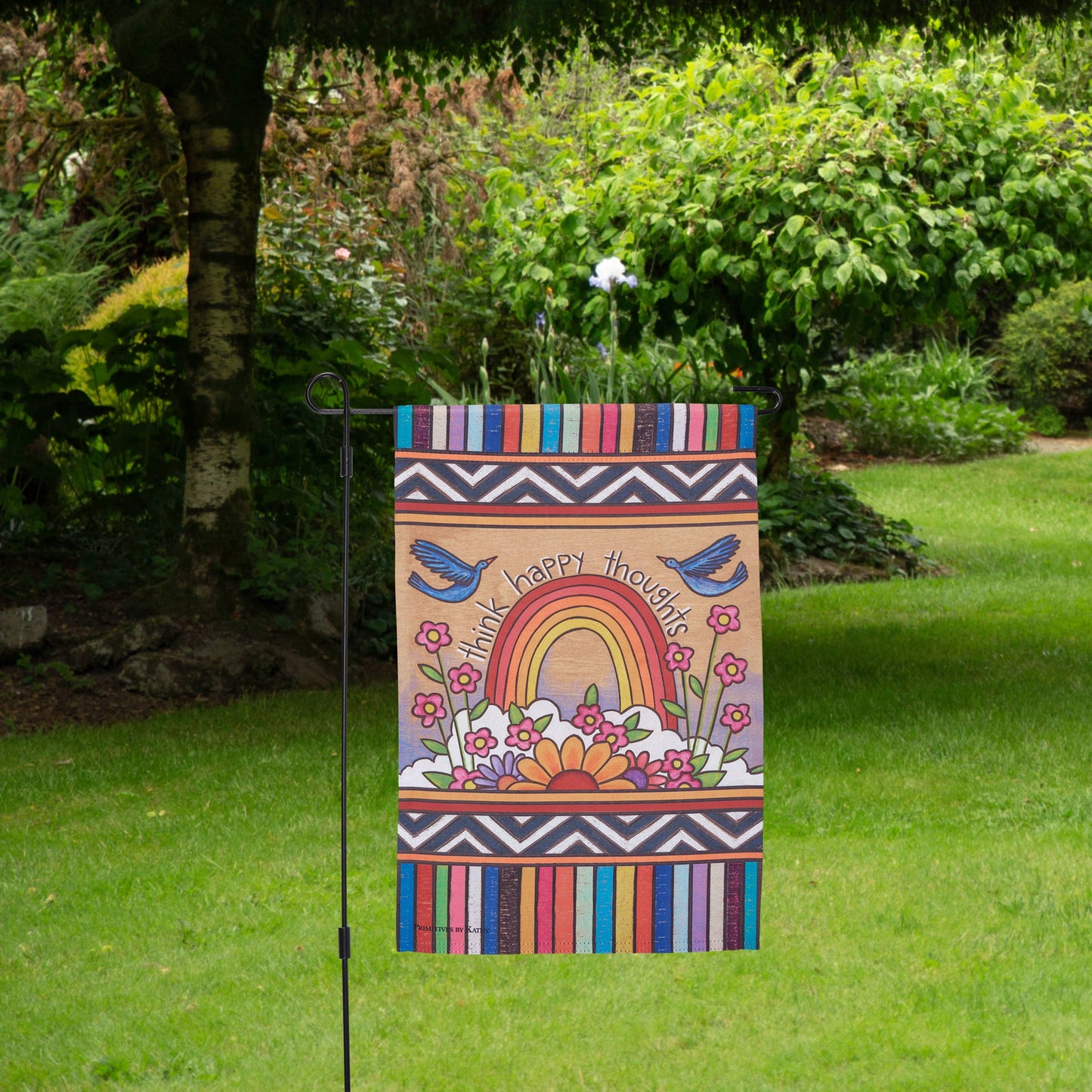 Happy Thoughts Garden Flag
