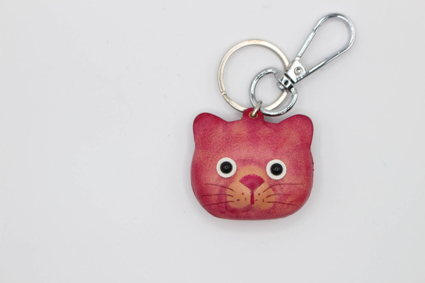 Assortment Leather Kitty Cat Key Chains