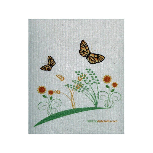 Swedish Dishcloths 2 Spring Butterflies