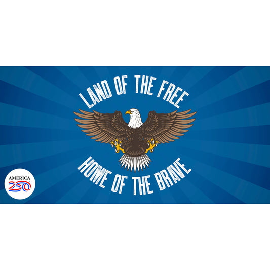 Land of the Free Bumper Sticker