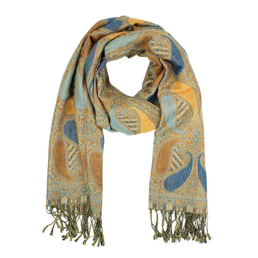Large Paisley Pashmina Scarf Shawl