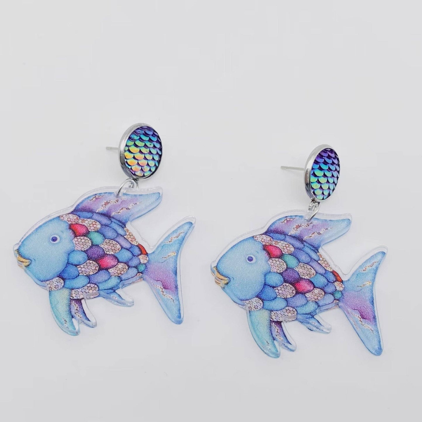 Rainbow Fish Earrings