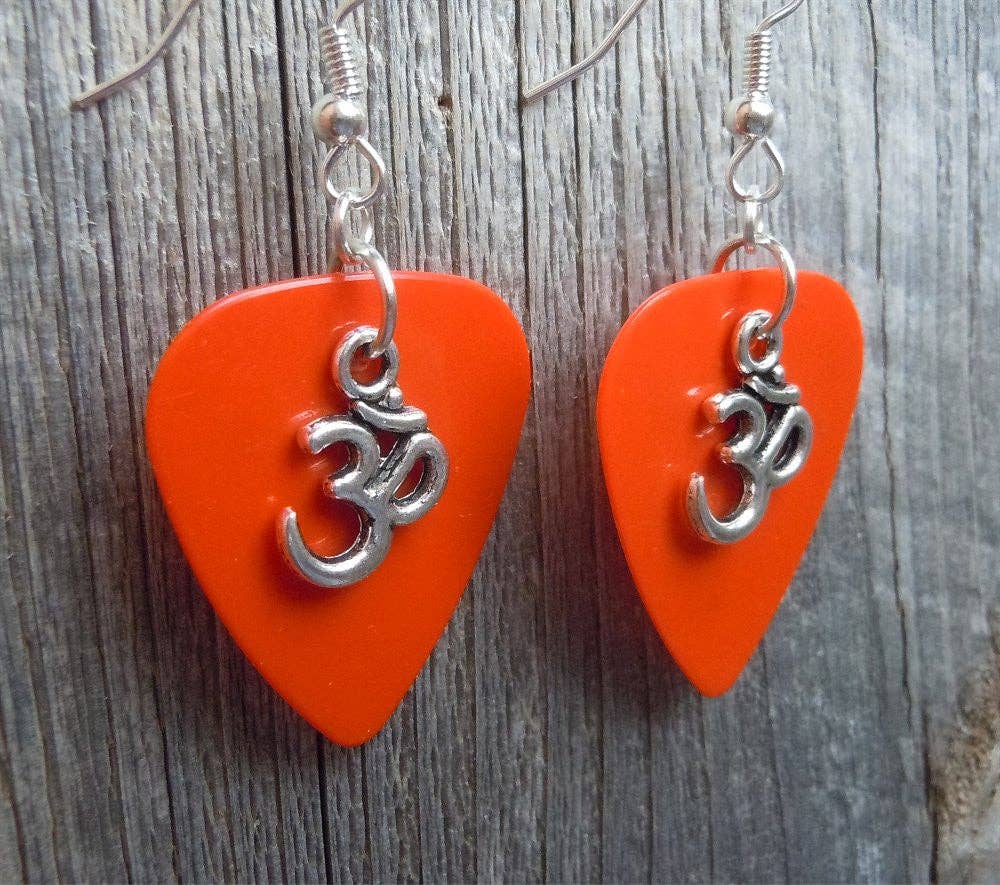 Ohm Charm Guitar Pick Earrings