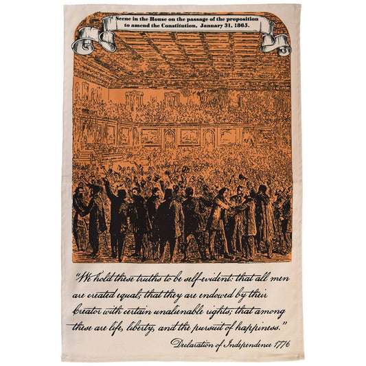 Reconstruction Amendments (US Constitution) Tea Towel