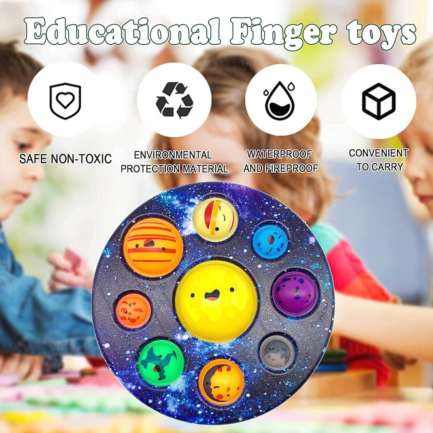 Easter Early Education Solar System Fidget Kids Toy