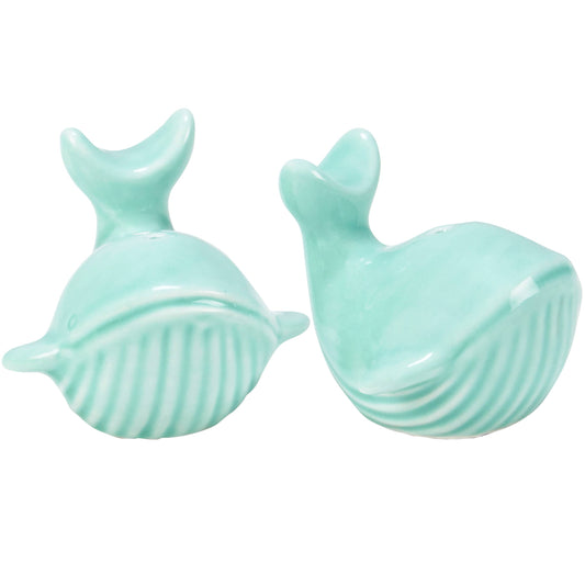 Whales Salt And Pepper Shakers