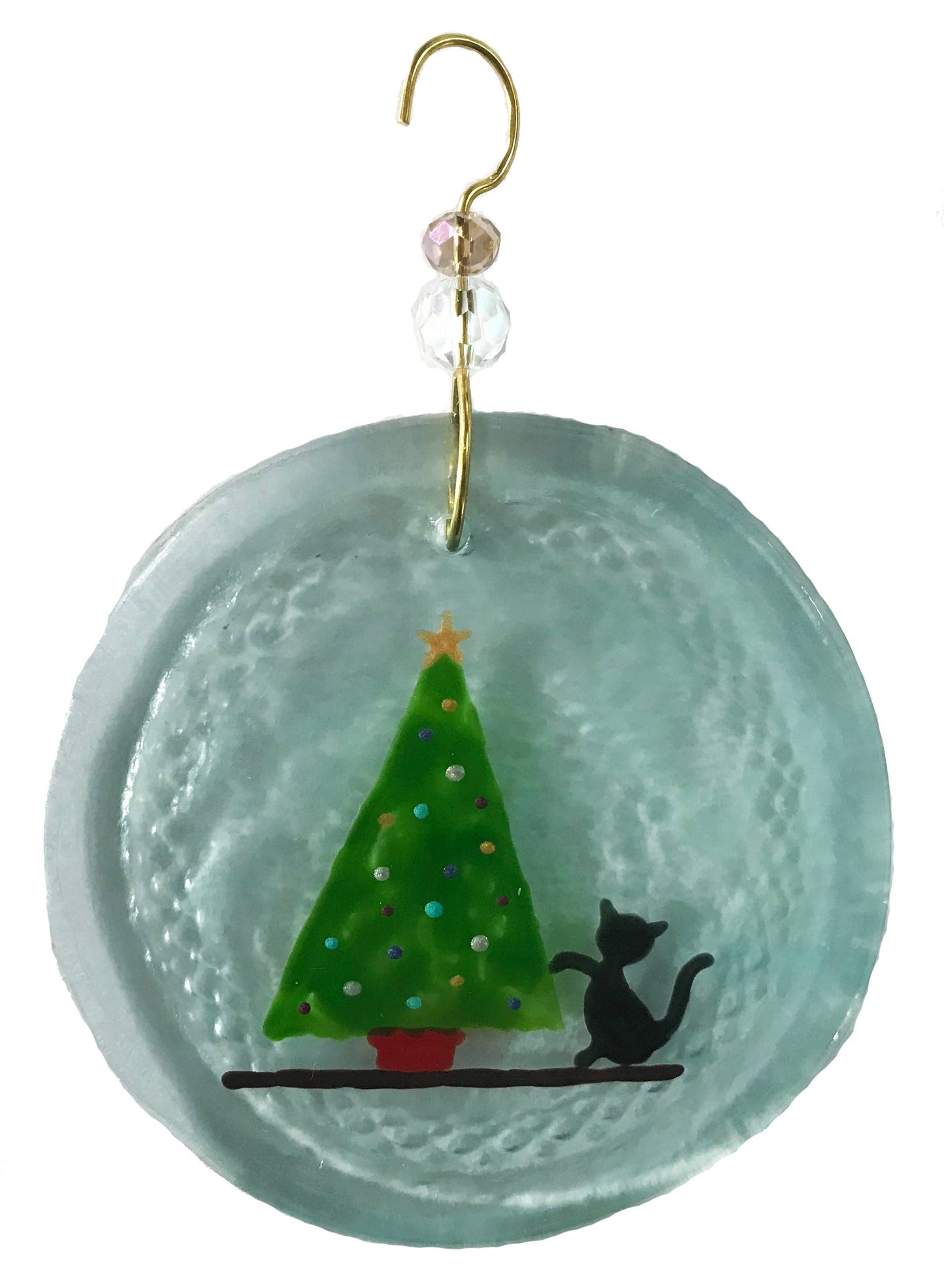 Cat & Tree Ornament