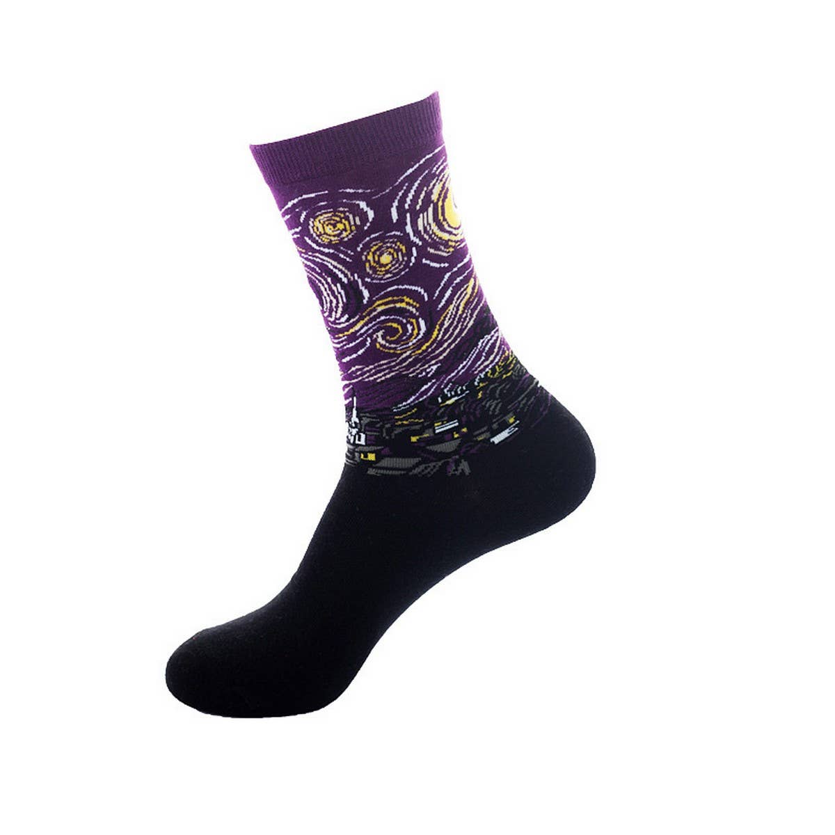 Oil painting socks
