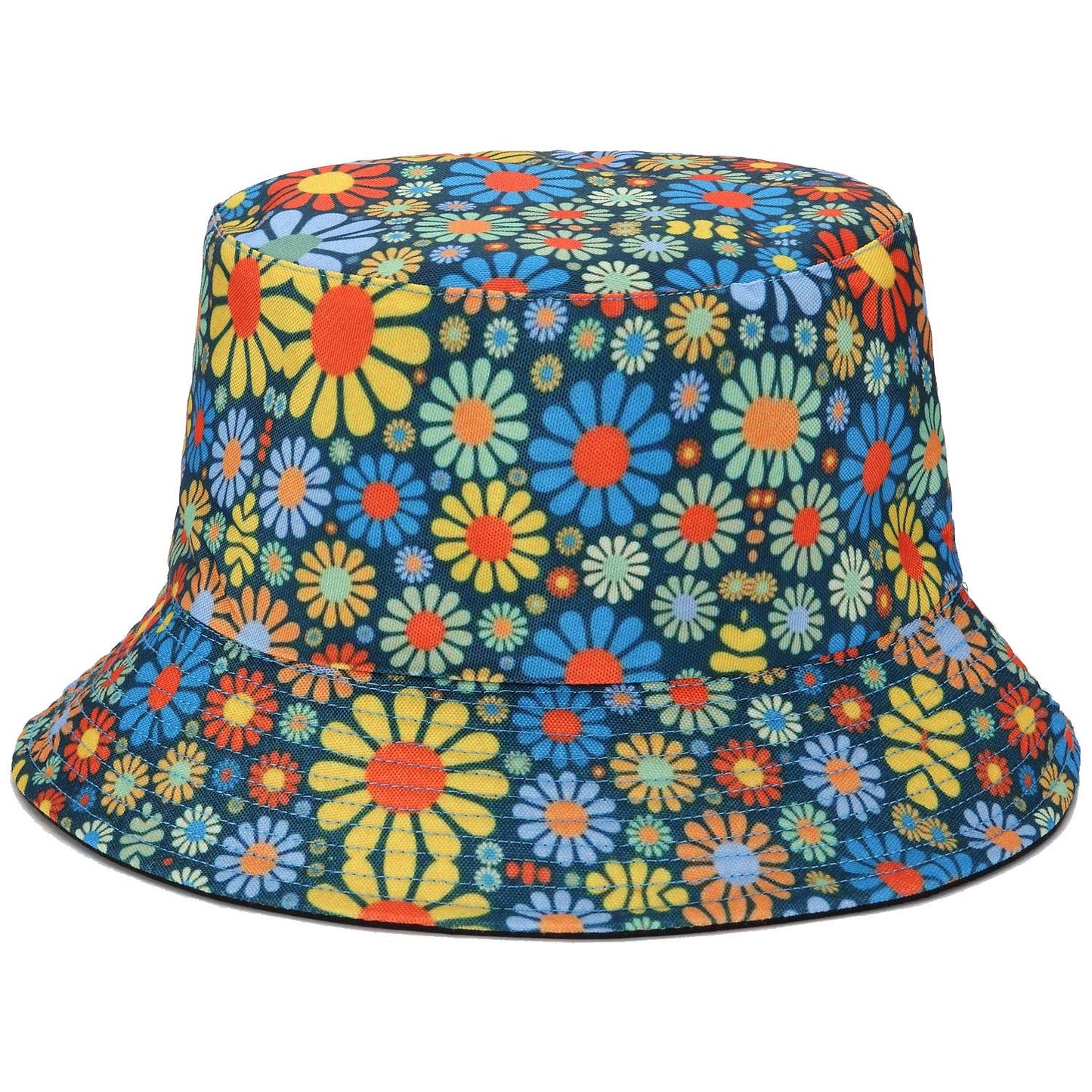 Flower power bucket hat