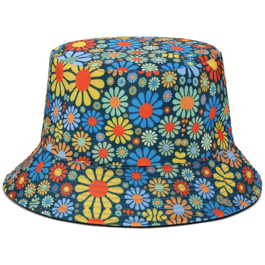 Flower power bucket hat