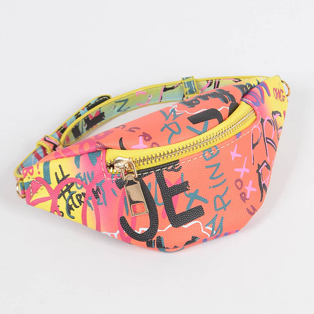 Multi Graffiti Wrist & Ankle Bag