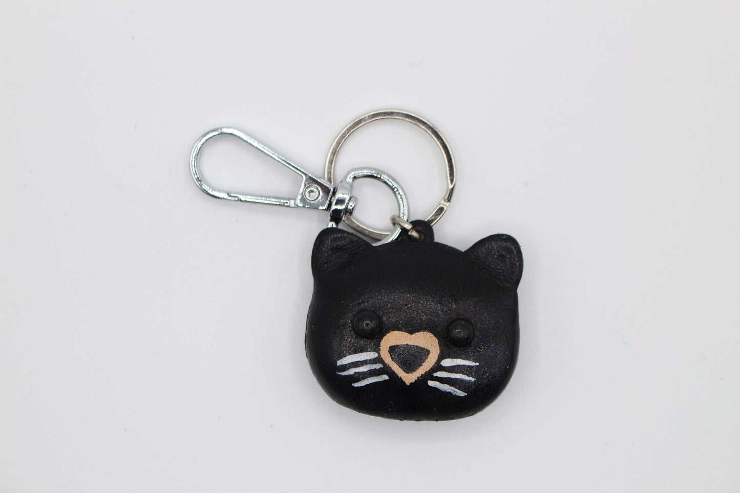 Assortment Leather Kitty Cat Key Chains