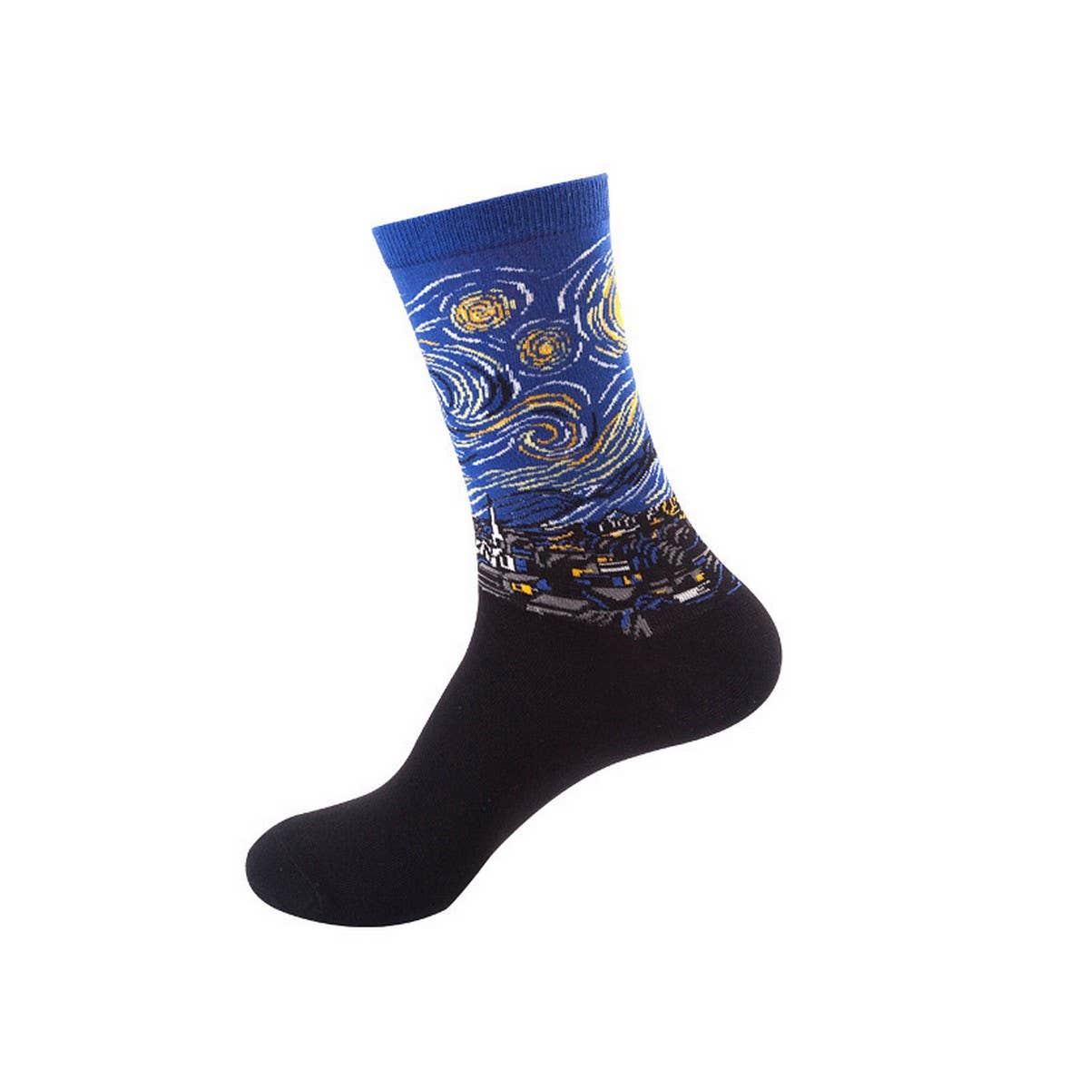 Oil painting socks