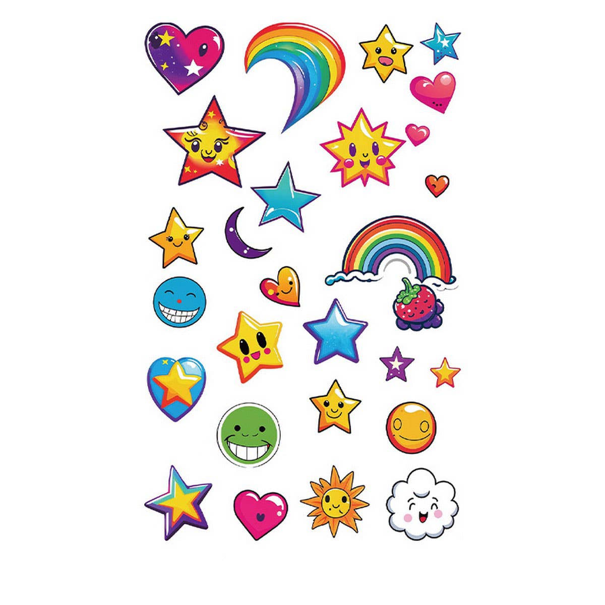 Whimsical Face Stickers –  Galaxy Tattoos
