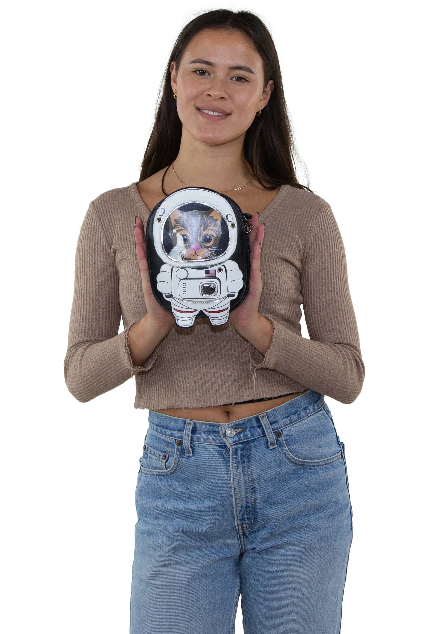 Astronaut Cat Crossbody Bag - Cute Novelty Bags