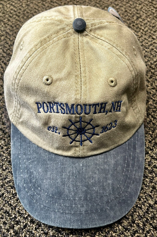 Portsmouth est. 1623 pigment dyed hat