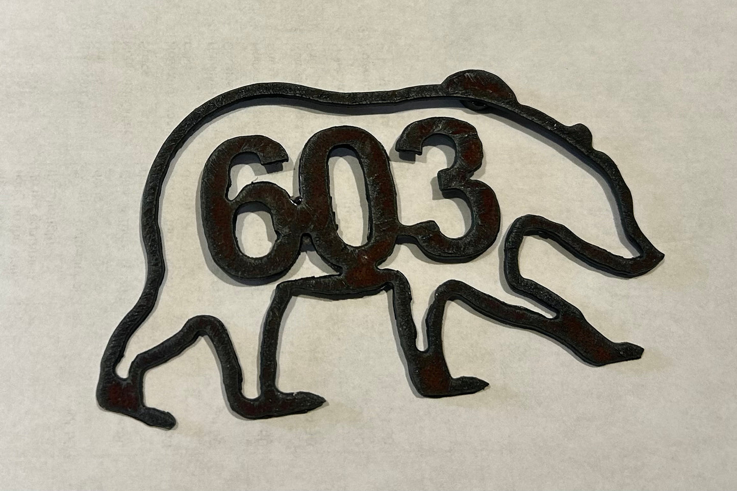 Grizzly Bear Magnet with 603