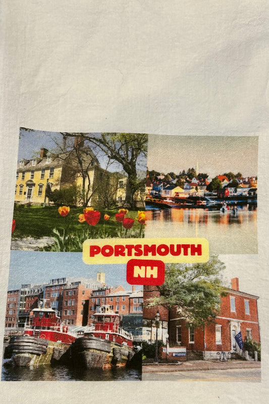 Portsmouth 4 scene tea towel