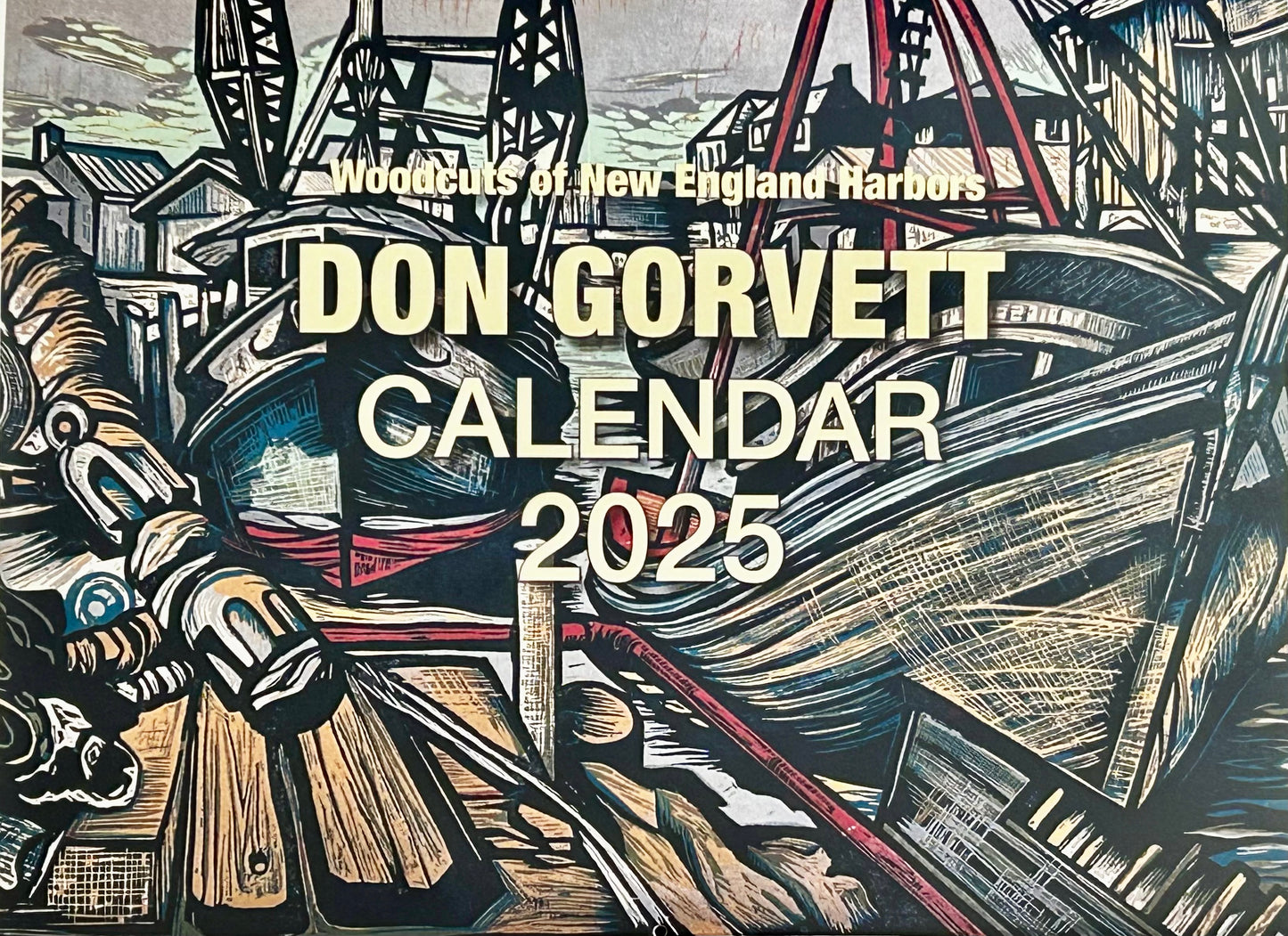 Don Gorvett Woodcut calendar 2025