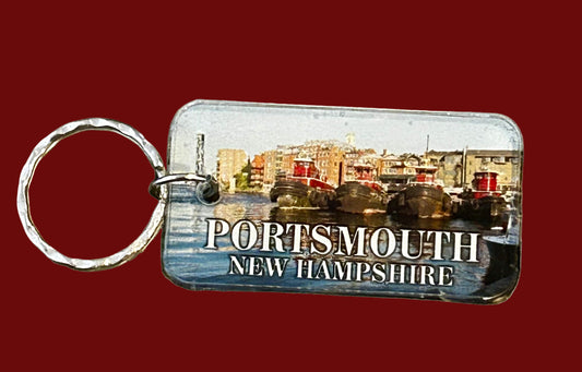 Portsmouth tug boat Keychain