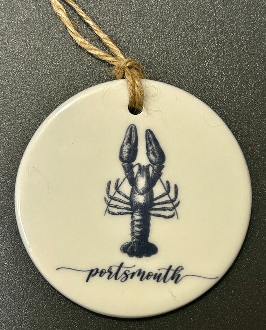 Portsmouth lobster ornament