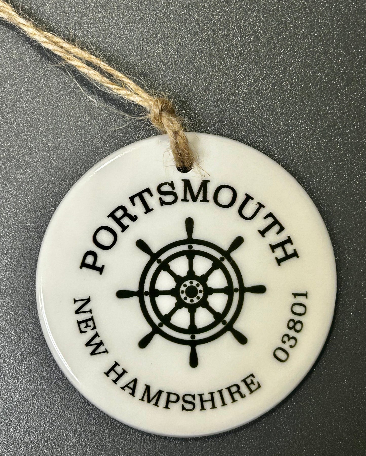 Portsmouth Ship Wheel Ornament