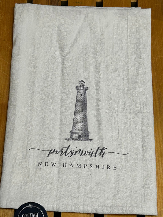 Portsmouth Lighthouse Tea Towel