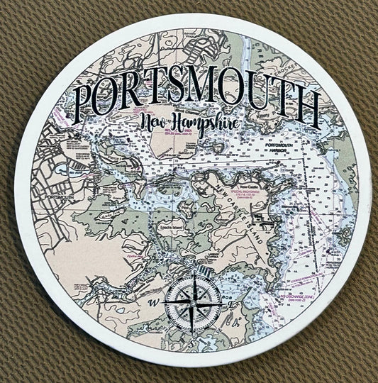 Portsmouth Map Magnet