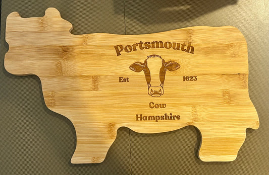 Cow Hampshire Bamboo Cutting Board