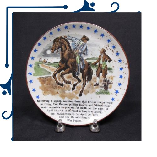 Adopt an Artifact: "One if by Land" Plate