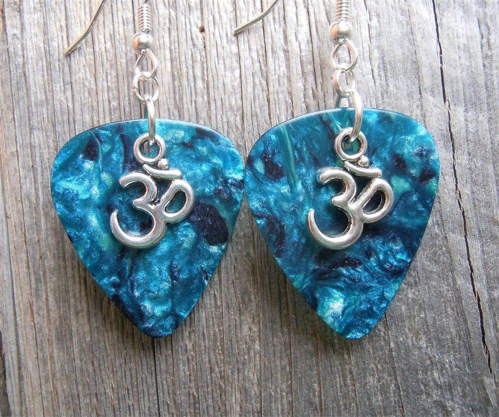 Ohm Charm Guitar Pick Earrings