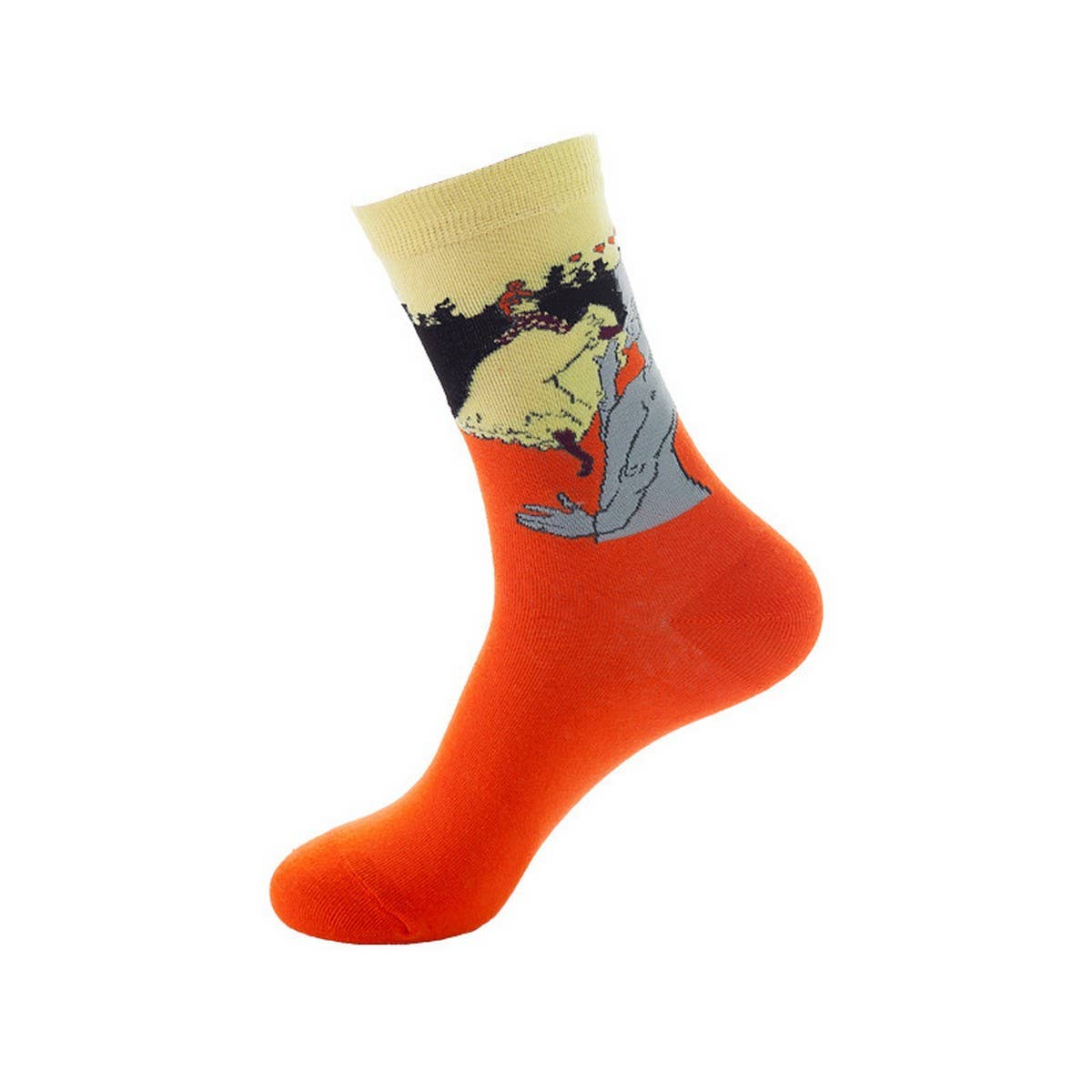 Oil painting socks