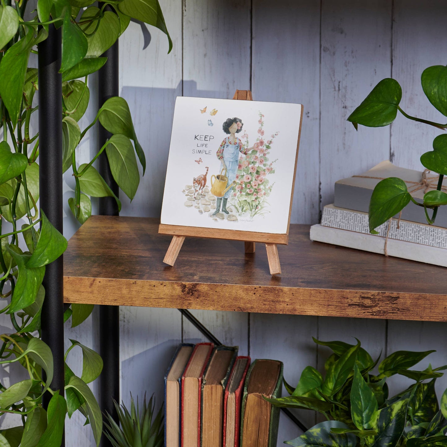 Keep Life Simple Easel