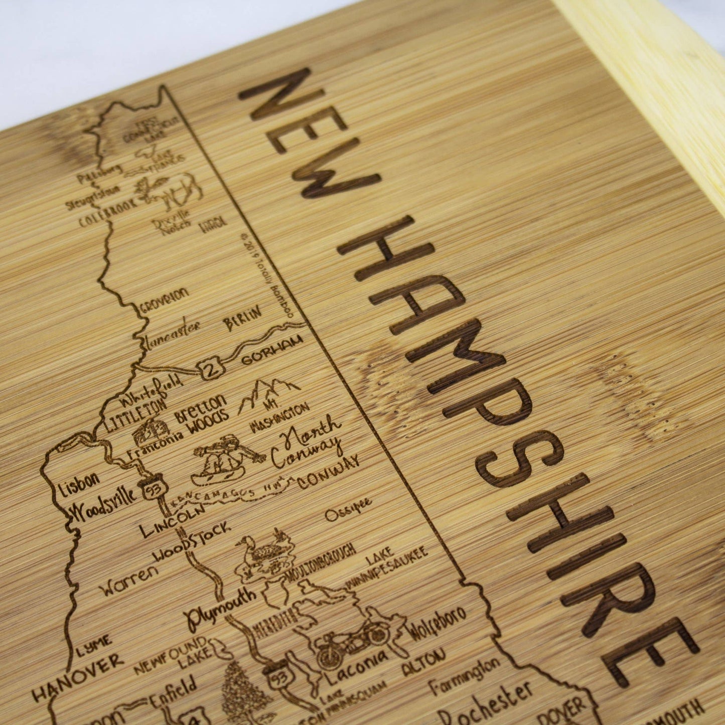A Slice of Life New Hampshire Cutting & Charcuterie Board