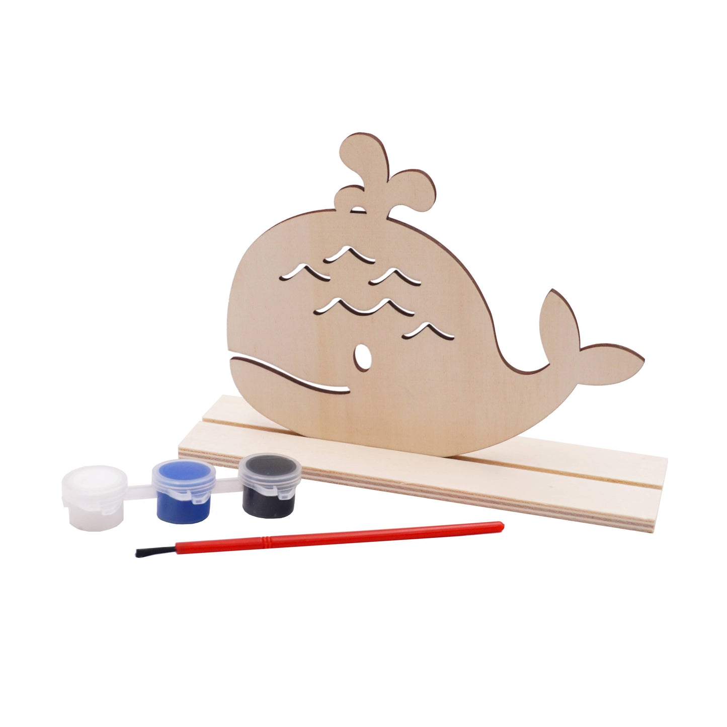 Wooden Painting Set - Whale