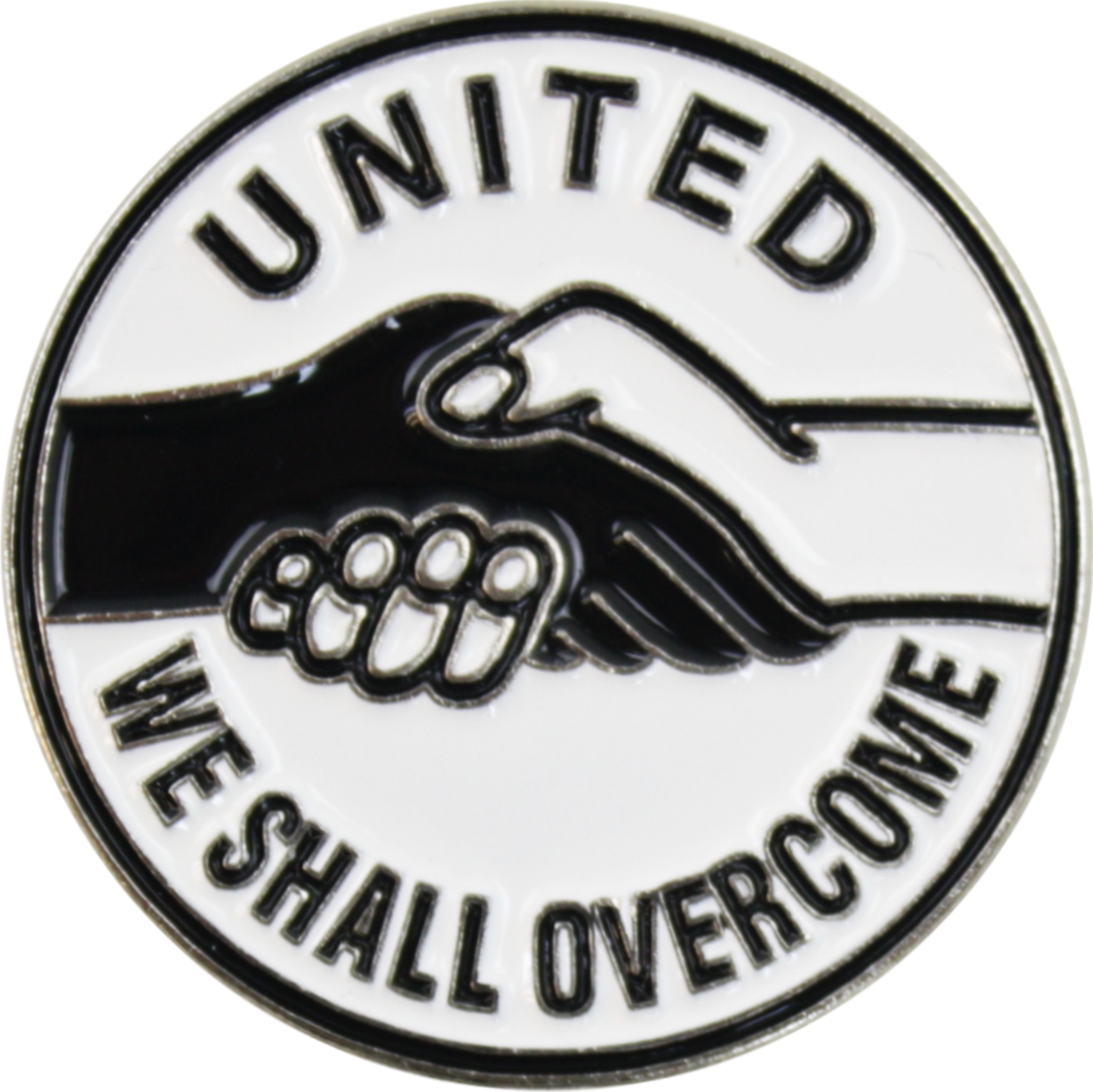 Enamel Pin - "United We Shall Overcome" - Anti-Racism 1960s