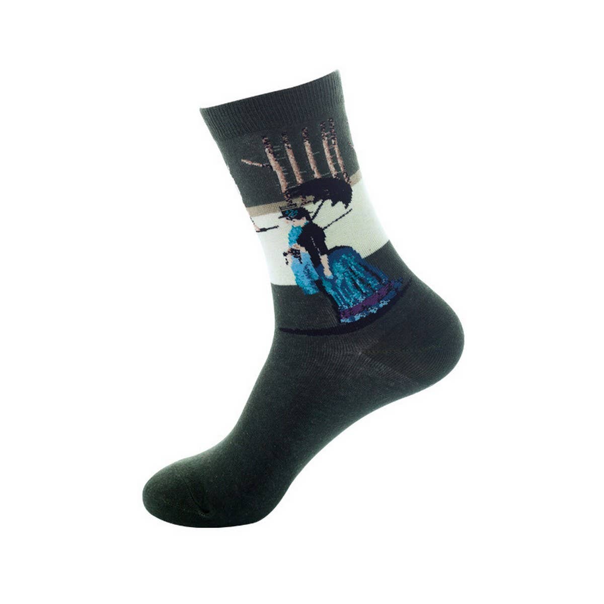 Oil painting socks