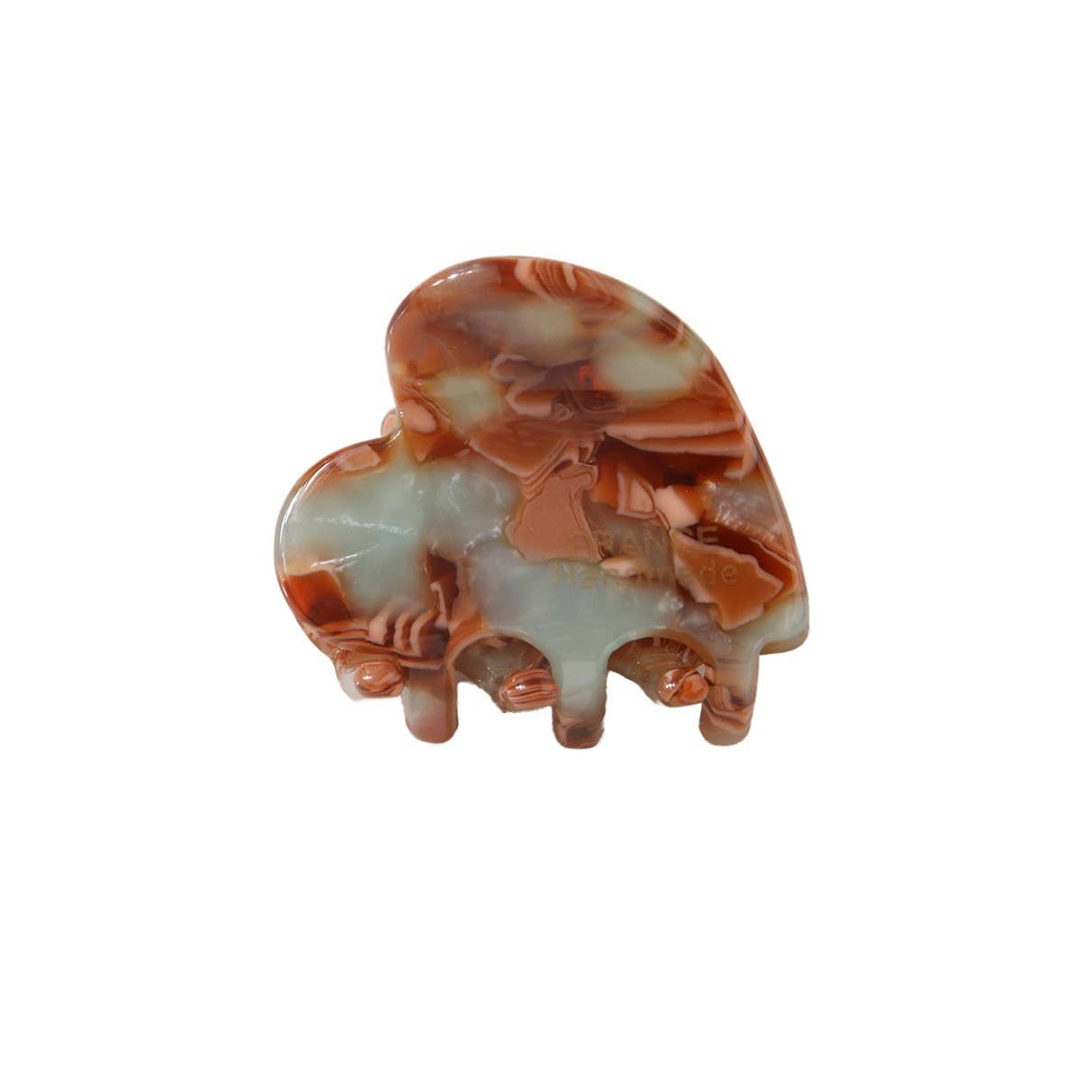 Heart love heart hair claw clip