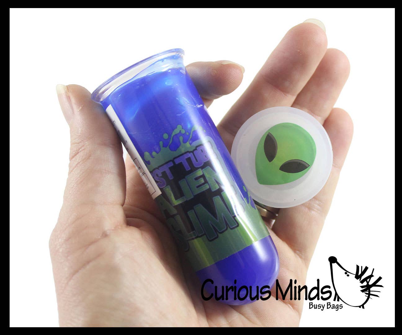 Alien Test Tube Slime With Mini Figurine
