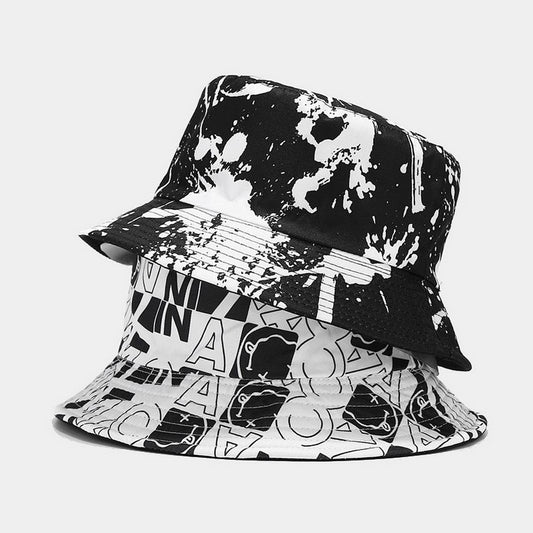 Graffiti reversable bucket hat