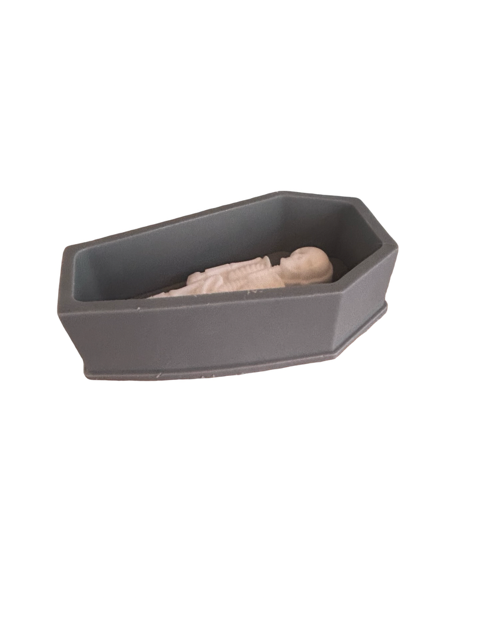 Coffin and White Skeleton Soap