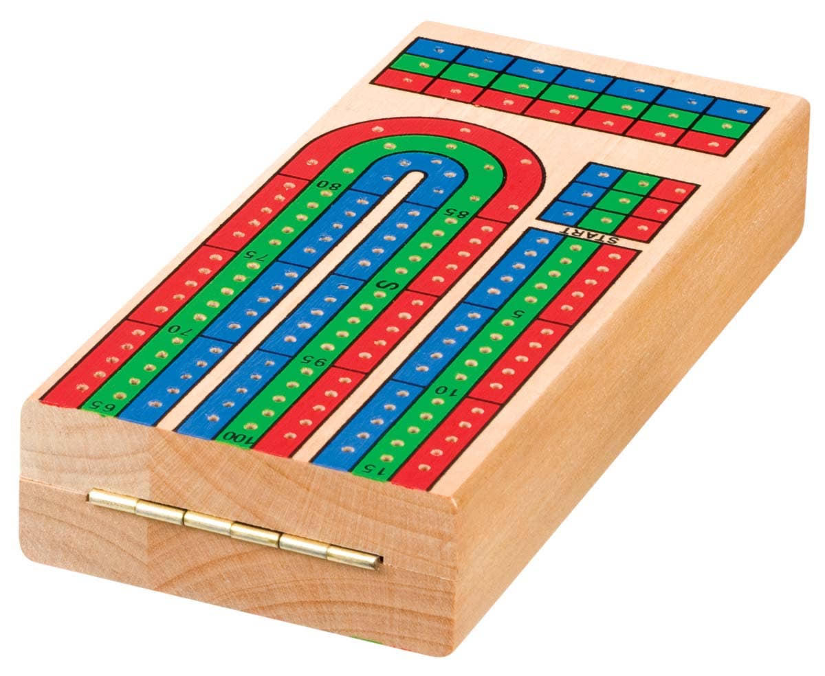 Triple Track Cribbage Board Game