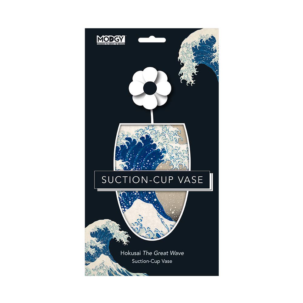 Great Wave Oval Suction Cup Vase
