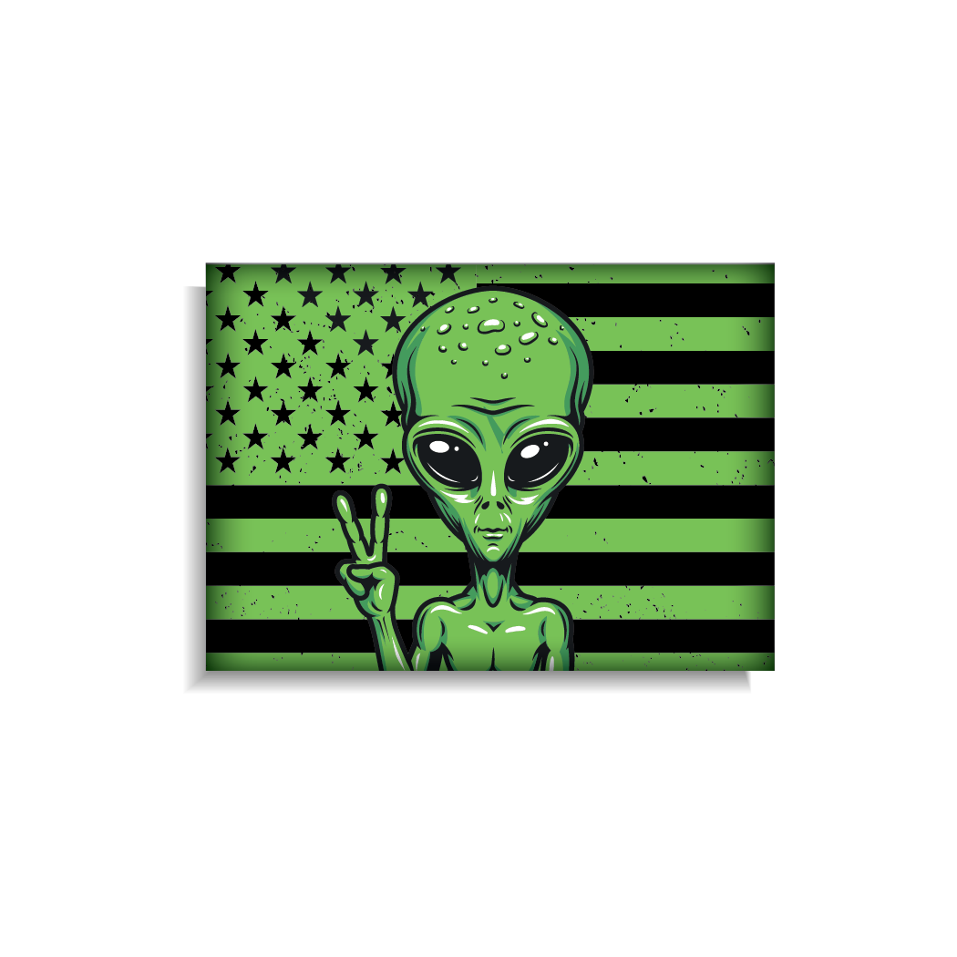 Alien Peace Flag