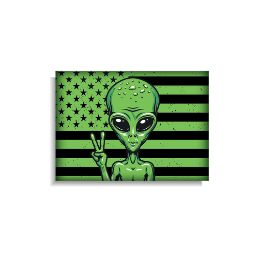 Alien Peace Flag