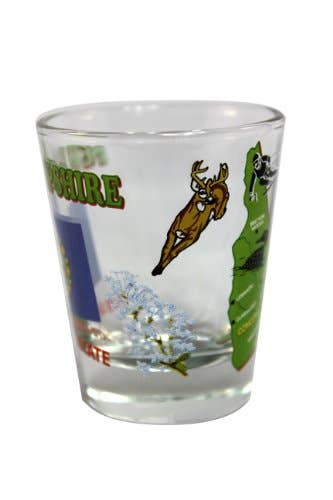 NEW HAMPSHIRE State Shot Glass 2 oz